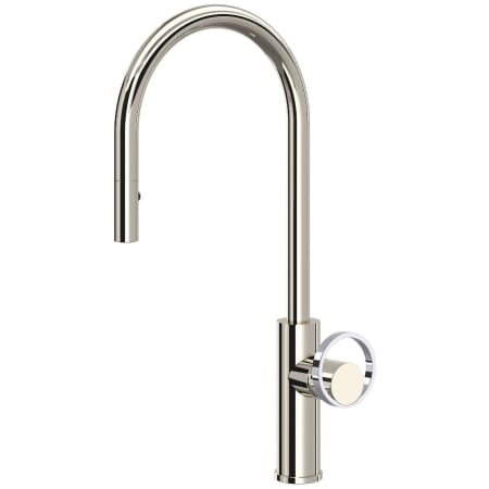 A large image of the Rohl EC55D1+EC81IW Polished Nickel / Polished Chrome