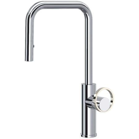 A large image of the Rohl EC56D1+EC81IW Polished Chrome / Polished Nickel