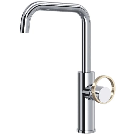 A large image of the Rohl EC60D1+EC81IW Polished Chrome / Satin Nickel
