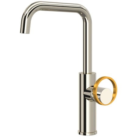 A large image of the Rohl EC60D1+EC81IW Polished Nickel / Satin Gold