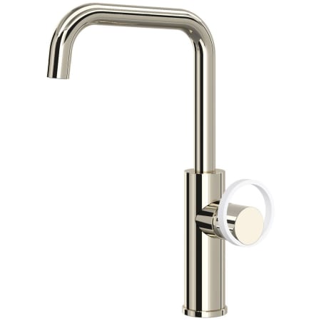 A large image of the Rohl EC60D1+EC81IW Polished Nickel / Matte White