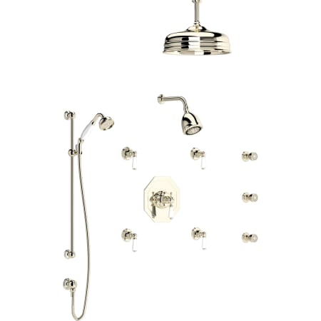 A large image of the Rohl EDWARDIAN-U.5585L-TO-KIT Polished Nickel