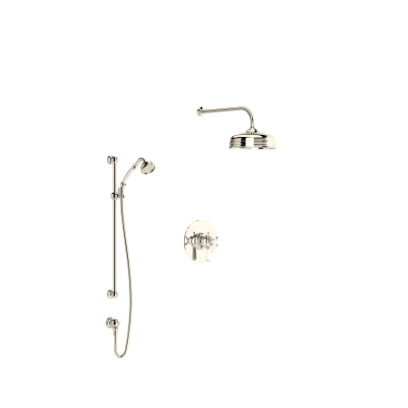 A large image of the Rohl EDWARDIAN-U.TEW23W1L-KIT Polished Nickel