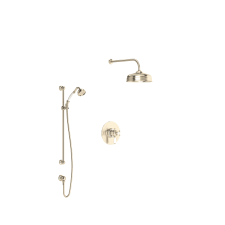 A large image of the Rohl EDWARDIAN-U.TEW23W1L-KIT Satin Nickel