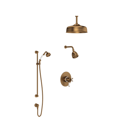 A large image of the Rohl EDWARDIAN-U.TEW45W1L-KIT English Bronze