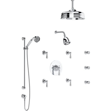 A large image of the Rohl GEORGIANERA-U.5785LS-TO-KIT Polished Chrome