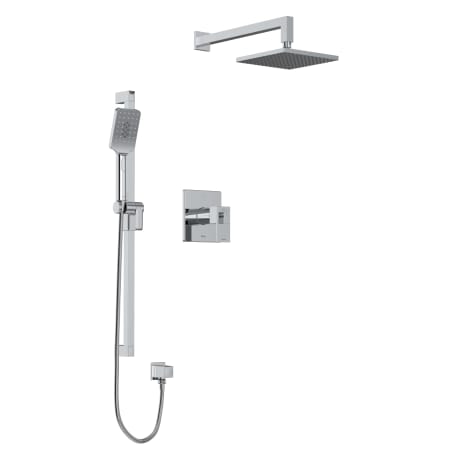 A large image of the Rohl KUBIK-TUS44-KIT Chrome