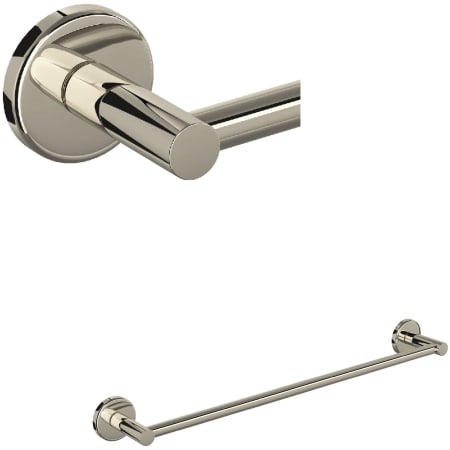 A large image of the Rohl LO1/18 Polished Nickel