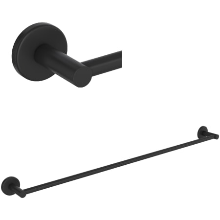 A large image of the Rohl LO1/30 Matte Black