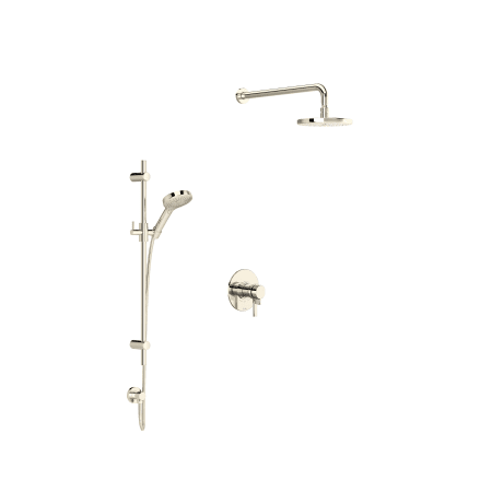 A large image of the Rohl LOMBARDIA-TLB44W1LM-KIT Polished Nickel