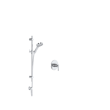 A large image of the Rohl LOMBARDIA-TLB51W1LM-KIT Polished Chrome