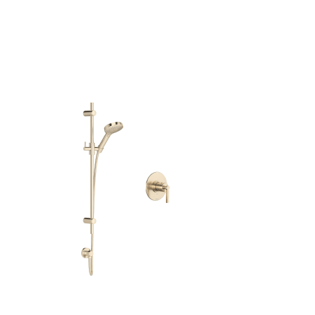 A large image of the Rohl LOMBARDIA-TLB51W1LM-KIT Satin Nickel