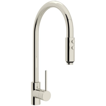 A large image of the Rohl LS57L-2 Polished Nickel