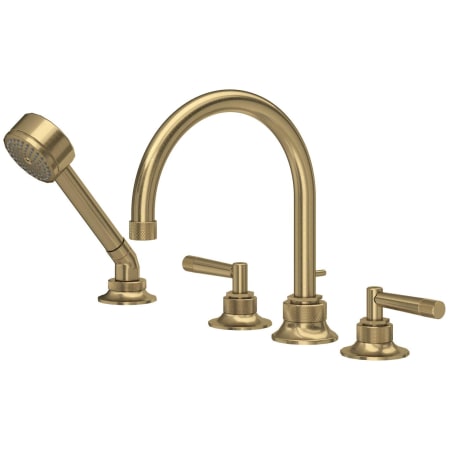 A large image of the Rohl MB06D4LM Antique Gold
