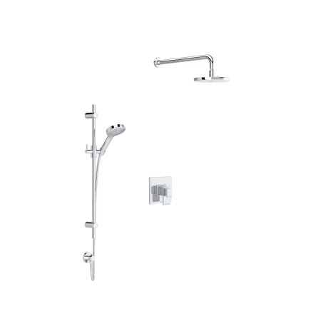A large image of the Rohl MEDA-TMN23W1LM-KIT Polished Chrome