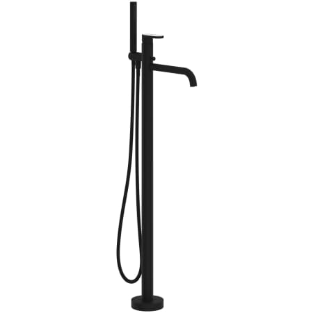 A large image of the Rohl MI05F1 Matte Black / Bianca