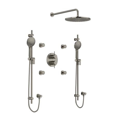 A large image of the Rohl MOMENTI-TMMRD51J-KIT Brushed Nickel