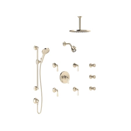 A large image of the Rohl PALLADIAN-A4814LM-KIT Satin Nickel