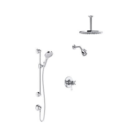 A large image of the Rohl PALLADIAN-TTN45W1LM-KIT Polished Chrome