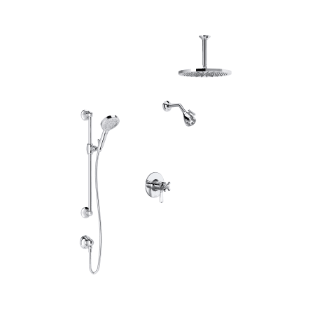 A large image of the Rohl PALLADIAN-TTN47W1LM-KIT Polished Chrome
