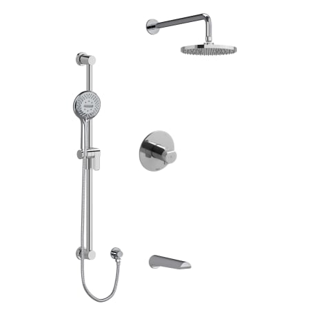 A large image of the Rohl PARABOLA-TPB45-KIT Chrome