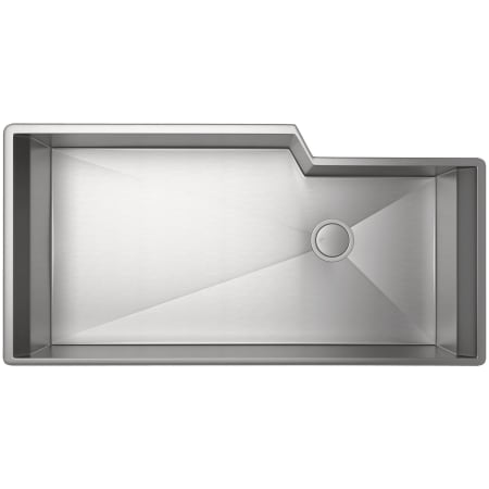 A large image of the Rohl RGK3016 Brushed Stainless Steel