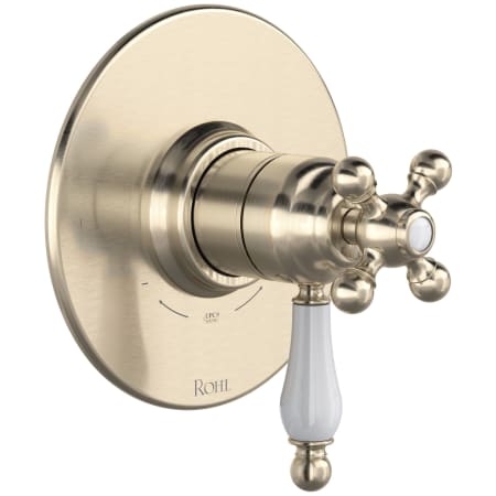 A large image of the Rohl TAC44W1OP Satin Nickel
