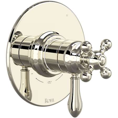 A large image of the Rohl TAC45W1LM Polished Nickel