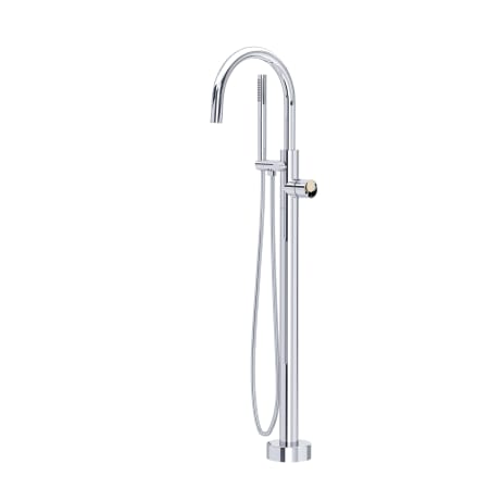 A large image of the Rohl TEC06HF1IW Polished Chrome / Satin Nickel