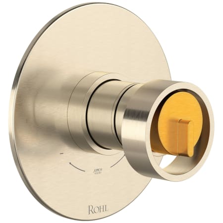 A large image of the Rohl TEC44W1IW Satin Nickel / Satin Gold