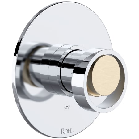 A large image of the Rohl TEC51W1IW Polished Chrome / Satin Nickel