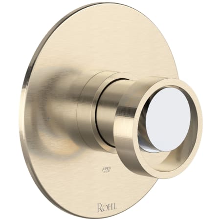 A large image of the Rohl TEC51W1IW Satin Nickel / Polished Chrome
