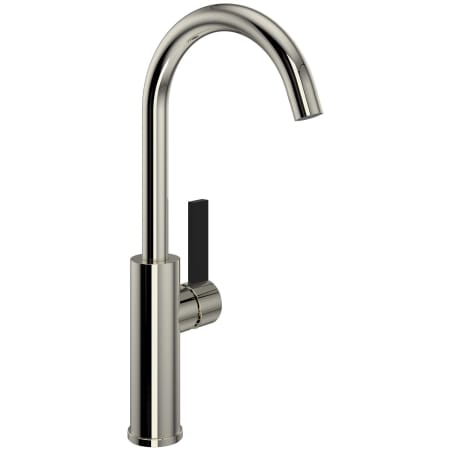 A large image of the Rohl TR60D1LB Polished Nickel / Matte Black