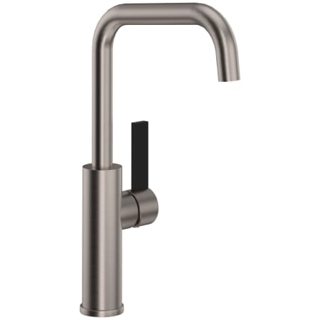 A large image of the Rohl TR61D1LB Satin Nickel / Matte Black