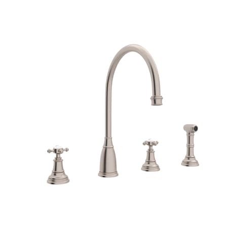 Rohl U.4735X-STN-2 Satin Nickel Perrin and Rowe Widespread ...