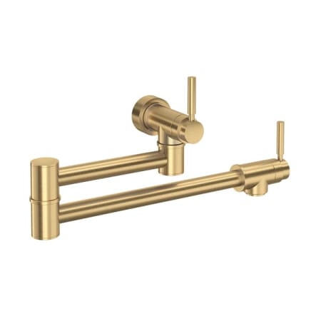 A large image of the Rohl U4899LS2 Satin English Gold