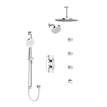 A large image of the Rohl VENTY-VY83-KIT Chrome