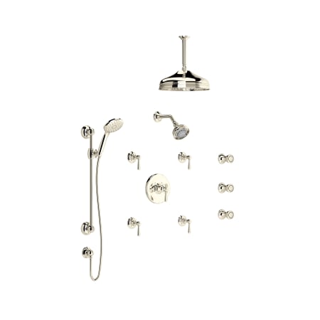 A large image of the Rohl VERONA-A2914LM-KIT Polished Nickel
