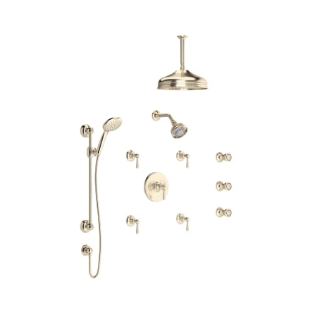 A large image of the Rohl VERONA-A2914LM-KIT Satin Nickel