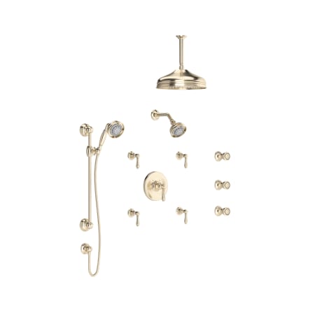 A large image of the Rohl VIAGGIO-A4914LM-KIT Satin Nickel