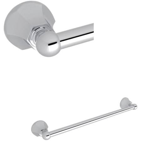 A large image of the Rohl WE1/18 Polished Chrome
