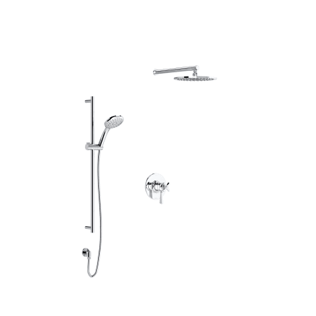 A large image of the Rohl WELLSFORD-TTN23W1LM-KIT Polished Chrome