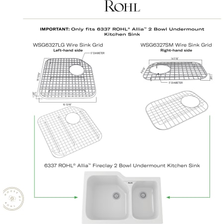 A large image of the Rohl WSG6327LG Alternate View