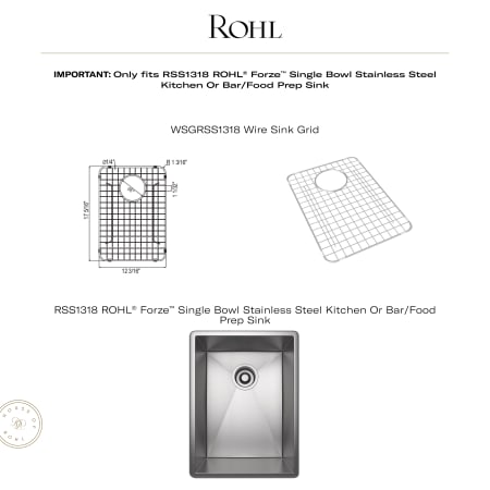 A large image of the Rohl WSGRSS1318 Alternate Image