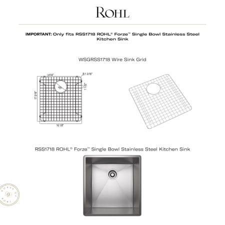 A large image of the Rohl WSGRSS1718 Alternate Image