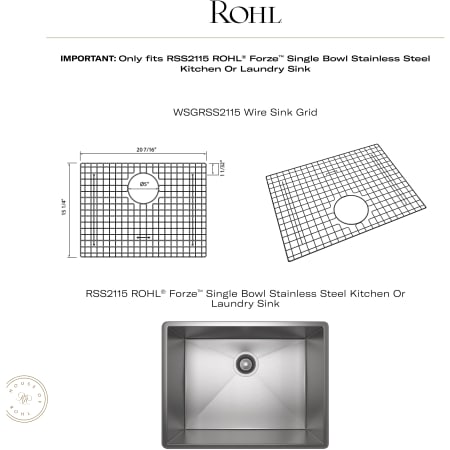 A large image of the Rohl WSGRSS2115 Alternate View