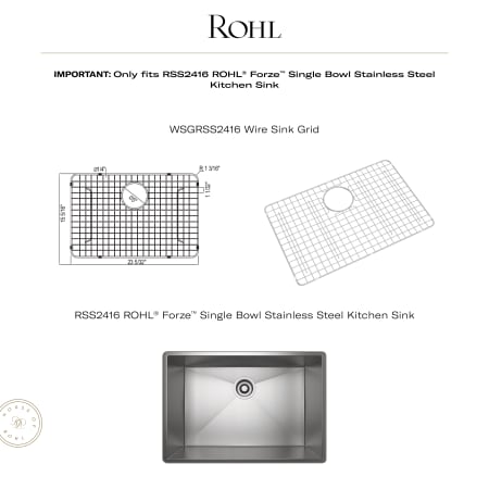 A large image of the Rohl WSGRSS2416 Alternate Image