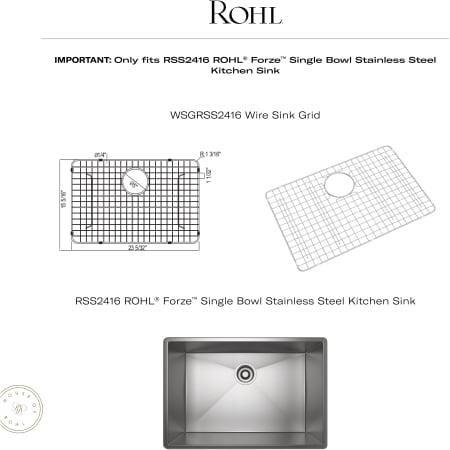 A large image of the Rohl WSGRSS2416 Alternate View