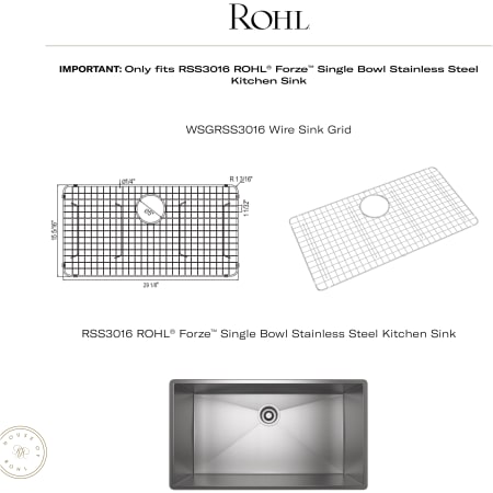A large image of the Rohl WSGRSS3016 Alternate View