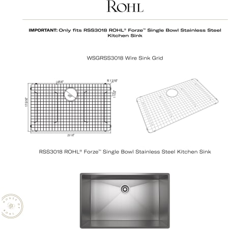 A large image of the Rohl WSGRSS3018 Alternate View